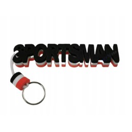 Sportsman foam keychain