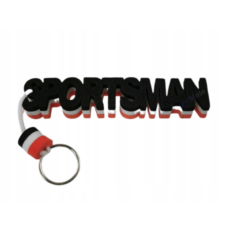 Sportsman foam keychain