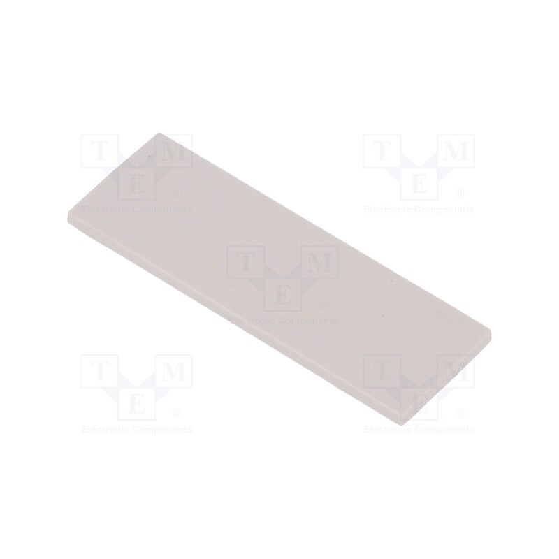 1 pcs x ITALTRONIC - P05010201P - Front panel, 1M Modulbox One, grey, Panel mat: noryl