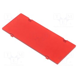 1 pcs x KRADEX - ZDFCZ1006 ABS - Filter, red, ABS, ZD1006J-ABS-V0