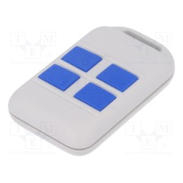 1 pcs x MASZCZYK - P-102 GY/BL -AS - Enclosure: for remote controller, X: 36mm, Y: 59mm, Z: 13mm