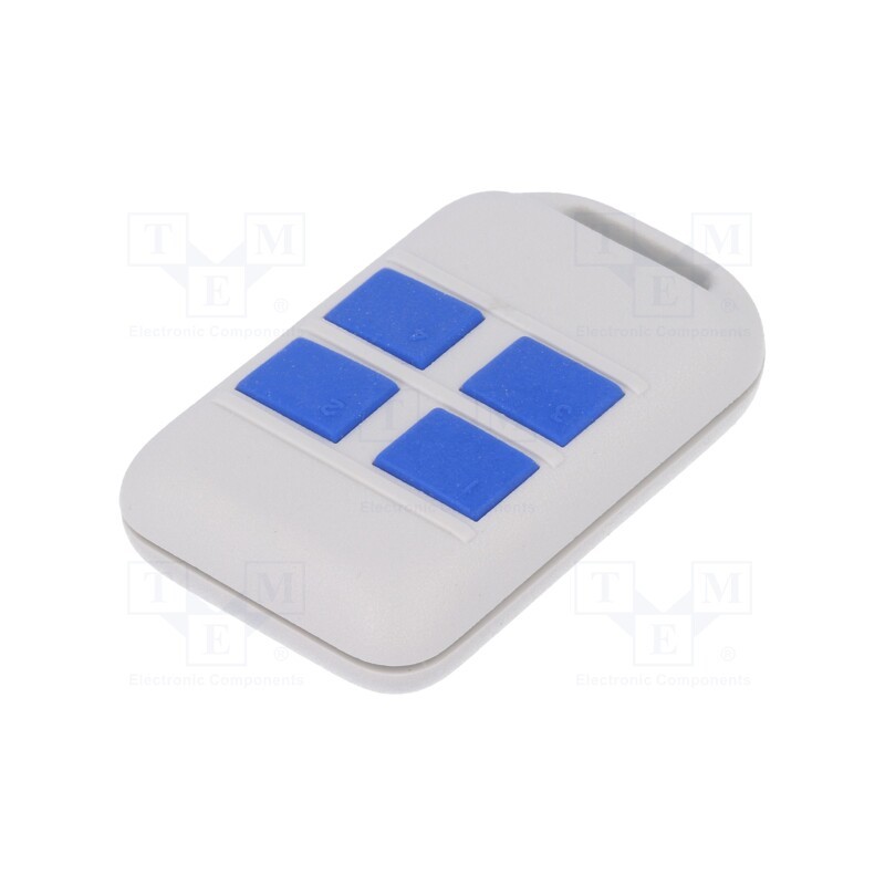 1 pcs x MASZCZYK - P-102 GY/BL -AS - Enclosure: for remote controller, X: 36mm, Y: 59mm, Z: 13mm