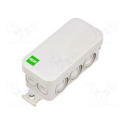 1 pcs x ELEKTRO-PLAST NASIELSK - 0295-00 - Enclosure: junction box, X: 45mm, Y: 90mm, Z: 39mm, wall mount, IP55