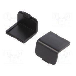 1 set x KRADEX - ZM CAP P ABS - Stopper, ABS, black, 10pcs.