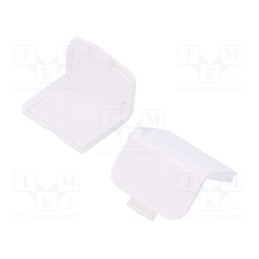 1 set x KRADEX - ZM CAP PB ABS - Stopper, ABS, white, 10pcs.