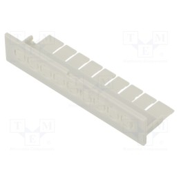 1 pcs x HAMMOND - 1597DINCOV14GY - Terminals cover, for enclosures, grey