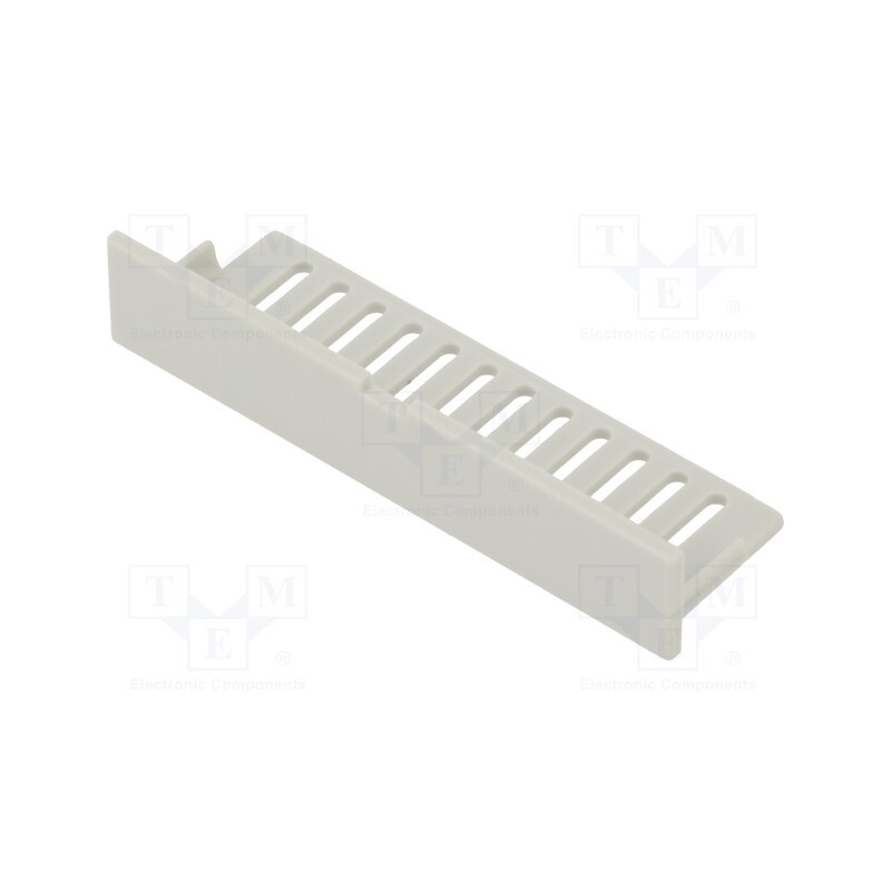1 pcs x HAMMOND - 1597DINCOV13GY - Stopper, vented, for enclosures, grey