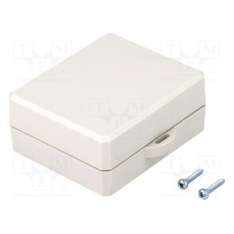 1 pcs x MASZCZYK - KM-90/GY - Enclosure: multipurpose, X: 50mm, Y: 58mm, Z: 26mm, with fixing lugs