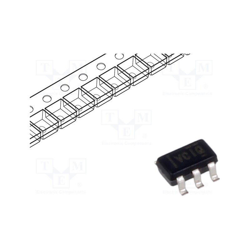 5 pcs x TEXAS INSTRUMENTS - TLV73333PDBVR - IC: voltage regulator, LDO,linear,fixed, 3.3V, 300mA, SOT23-5, SMD