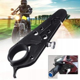 Motorcycle cruise control quad throttle lock