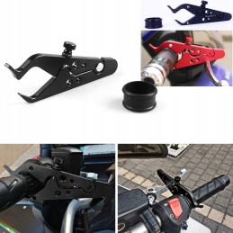 Motorcycle cruise control quad throttle lock