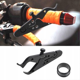 Motorcycle cruise control quad throttle lock