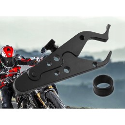 Motorcycle cruise control quad throttle lock