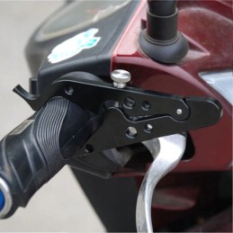 Motorcycle cruise control quad throttle lock