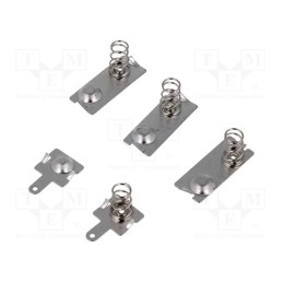 1 set x GAINTA - G0412 -AS - Battery contact kit, G808B-BC,G808G-BC, Size: AAA,R03, Batt.no: 4
