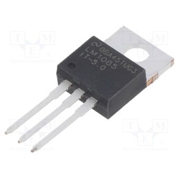 1 pcs x TEXAS INSTRUMENTS - LM1085IT-5.0/NOPB - IC: voltage regulator, LDO,fixed, 5V, 3A, TO220-3, THT, , ±4%