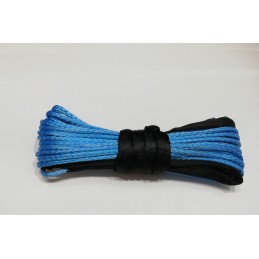 Synthetic rope for winch, blue, 5mm, 15m