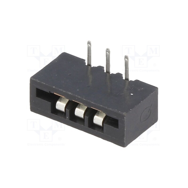 10 pcs x CONNFLY - DS1020-03RT1D - Connector: FFC/FPC, angled 90°, PIN: 3, Non-ZIF, THT, tinned, 20mΩ