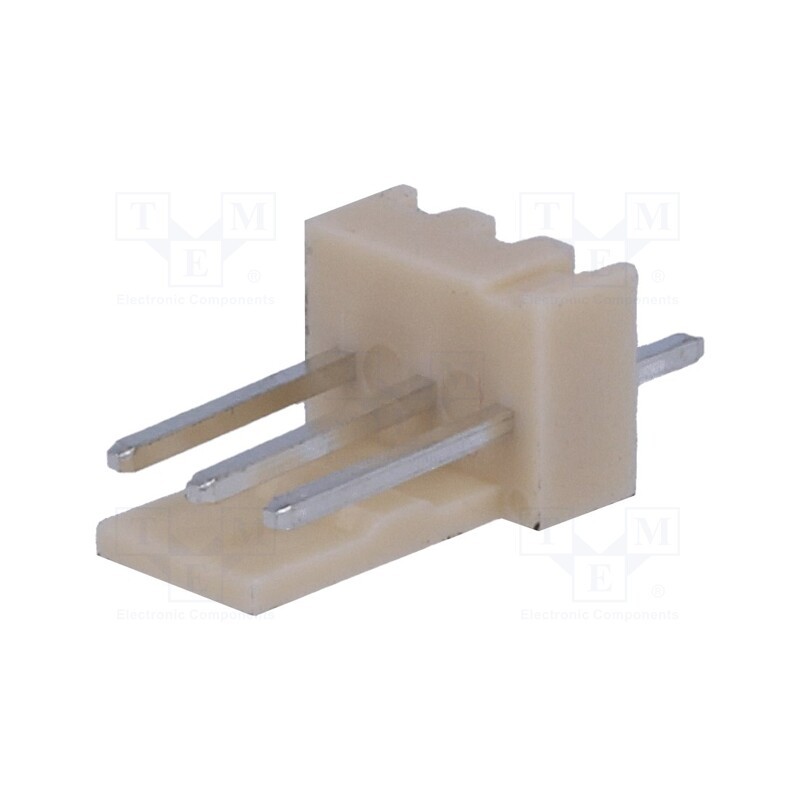10 pcs x NINIGI - NS25-W3P - Socket, wire-board, male, NS25, 2.54mm, PIN: 3, THT, 250V, 3A, tinned