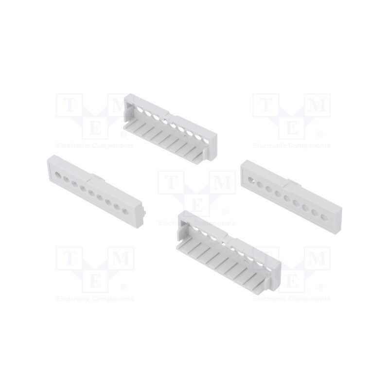 1 set x KRADEX - ZD3TC 5,08 ABS V0 - Terminals cover, UL94V-0, ABS, ZD1006J-ABS-V0,ZD1009J-ABS-V0