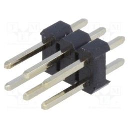 10 pcs x CONNFLY - DS1021-2*3SF11-B - Pin header, pin strips, male, PIN: 6, straight, 2.54mm, THT, 2x3