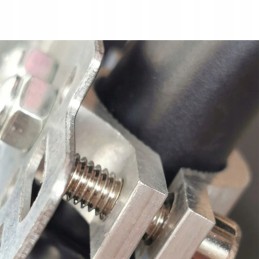 Fixing clamp, halogen lamp holder, crash bars, 1 pc