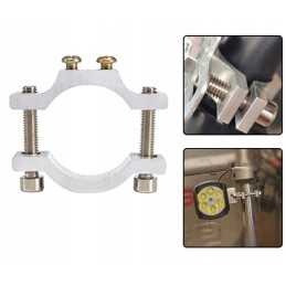 Fixing clamp, halogen lamp holder, crash bars, 1 pc
