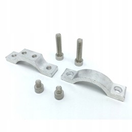 Fixing clamp, halogen lamp holder, crash bars, 1 pc