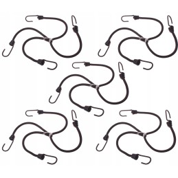 Elastic luggage securing rope 4 x 25cm 5 pcs