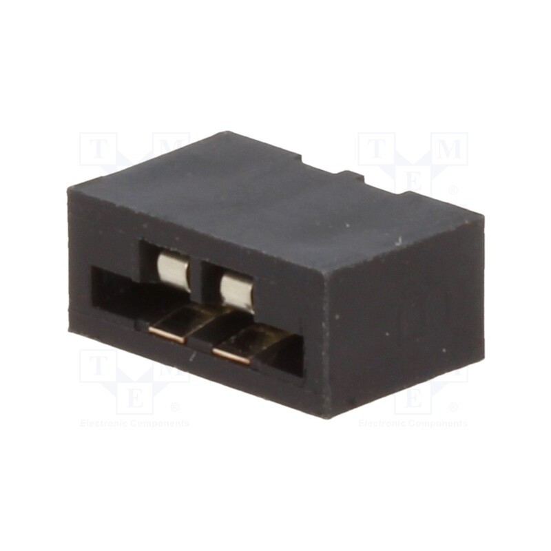10 pcs x CONNFLY - DS1020-02ST1D - Connector: FFC/FPC, straight, PIN: 2, Non-ZIF, THT, tinned, 20mΩ
