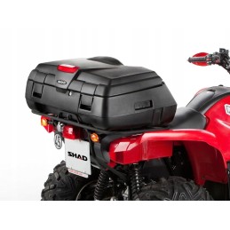 Shad rear trunk, two helmets with backrest, quad ATV
