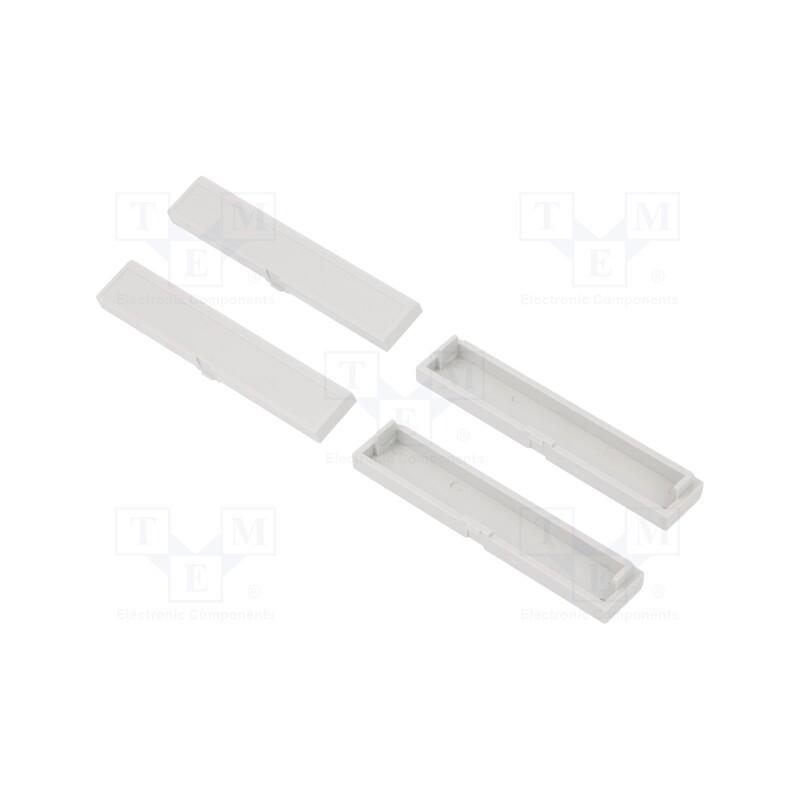 1 set x KRADEX - ZD4TCSJ ABS V0 - Terminals cover, light grey, UL94V-0, ABS, 4pcs.