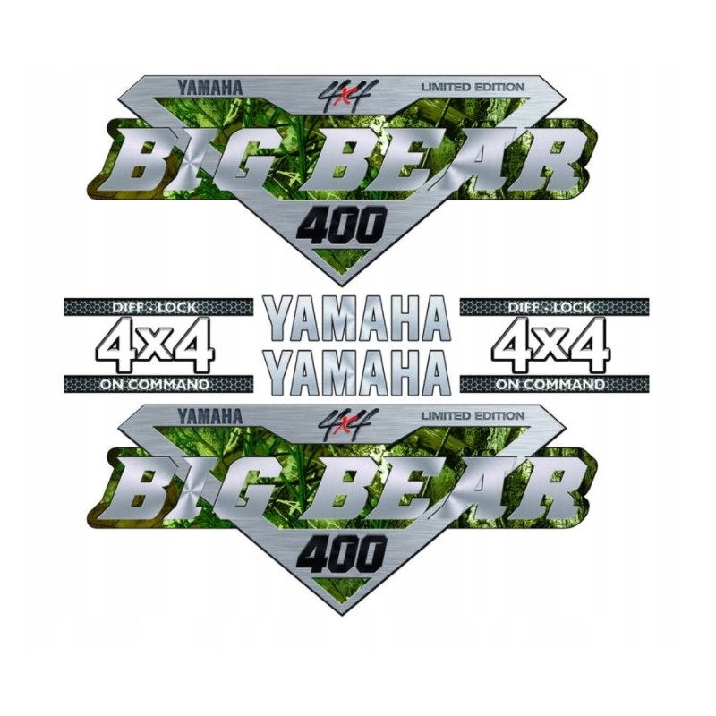 Yamaha Big Bear 400 sticker set