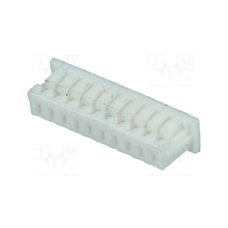 10 pcs x JOINT TECH - A1250H-10P - Plug, wire-board, female, 1.25mm, PIN: 10, w/o contacts, for cable