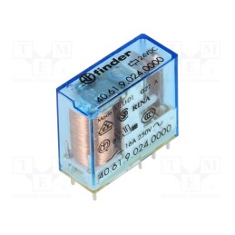 1 pcs x FINDER - 40.61.9.024.0000 - Relay: electromagnetic, SPDT, Ucoil: 24VDC, Icontacts max: 30A