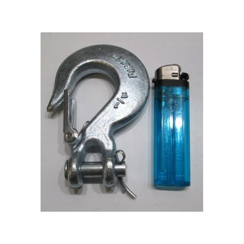 Hook with pin 1 4 small ATV for rope winch