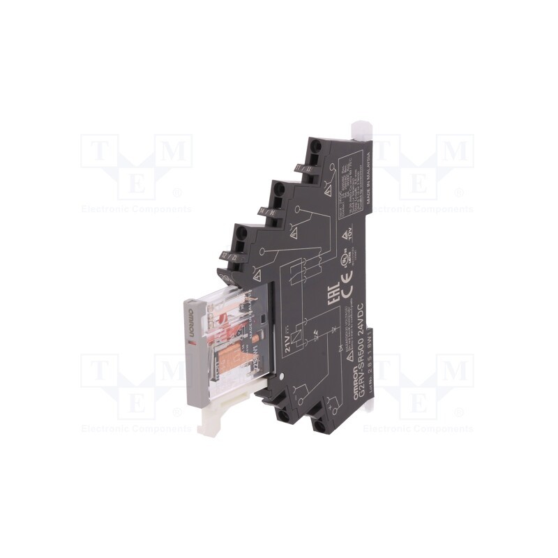 1 pcs x OMRON - G2RV-SR500 DC24 - Relay: interface, SPDT, Ucoil: 24VDC, 6A, 6A/250VAC, 6A/30VDC, 100mΩ