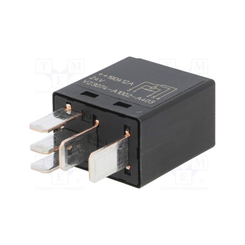 1 pcs x TE Connectivity - 3-1393292-8 - Relay: electromagnetic, SPDT, Ucoil: 24VDC, 20A, automotive, 430Ω