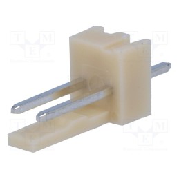 10 pcs x NINIGI - NS25-W2P - Socket, wire-board, male, NS25, 2.54mm, PIN: 2, THT, 250V, 3A, tinned