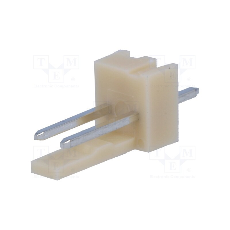 10 pcs x NINIGI - NS25-W2P - Socket, wire-board, male, NS25, 2.54mm, PIN: 2, THT, 250V, 3A, tinned