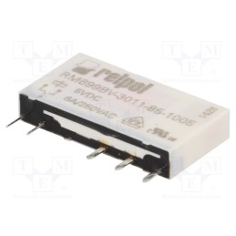 1 pcs x RELPOL - RM699BV-3011-85-1005 - Relay: electromagnetic, SPDT, Ucoil: 5VDC, 6A, 6A/250VAC, 6A/24VDC