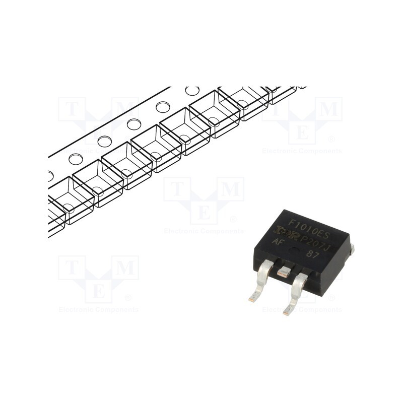 1 pcs x INFINEON TECHNOLOGIES - IRF1010ESTRLPBF - Transistor: N-MOSFET, unipolar, 60V, 59A, Idm: 330A, 200W, D2PAK