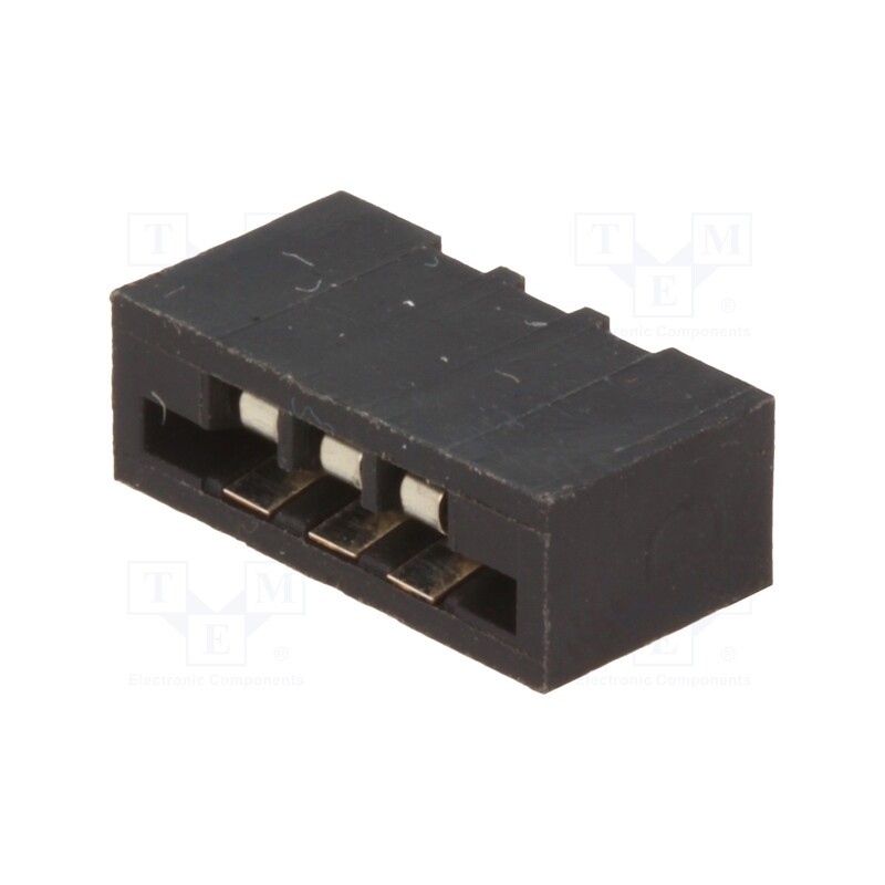 10 pcs x CONNFLY - DS1020-03ST1D - Connector: FFC/FPC, straight, PIN: 3, Non-ZIF, THT, tinned, 20mΩ
