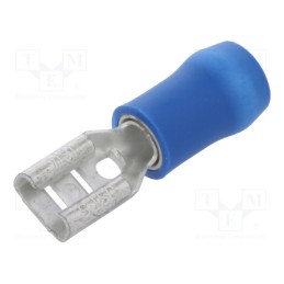 10 pcs x JST - FVDDF2-187A-5 BU (S) K - Terminal: flat, 4.8mm, 0.5mm, female, 1÷2.5mm2, crimped, for cable