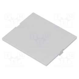 1 pcs x ITALTRONIC - P05030201F.BL - Front panel, without frame,with holder, grey