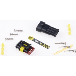 Hermetic connector cube connector 3 pin LED lamp