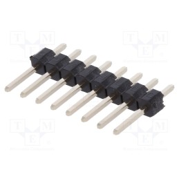 10 pcs x CONNFLY - DS1021-1*8SF11-B - Pin header, pin strips, male, PIN: 8, straight, 2.54mm, THT, 1x8