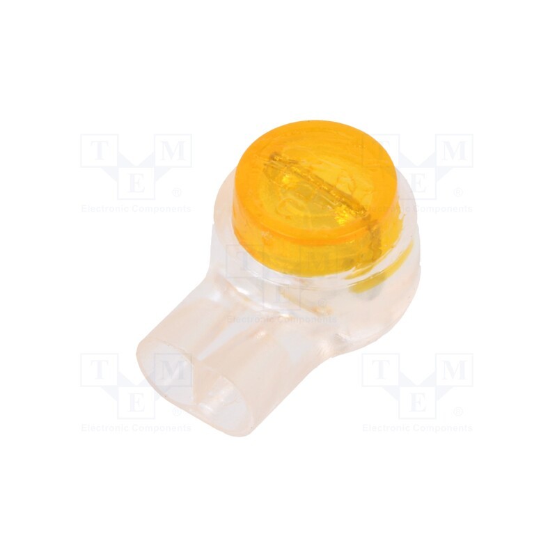 10 pcs x CORNING - 1024531 UY BOX MKT - Quick splice, Presslok, IDC, 22AWG÷26AWG, yellow, 0.4÷0.7mm
