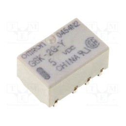 1 pcs x OMRON OCB - G6K-2G-Y 5VDC - Relay: electromagnetic, DPDT, Ucoil: 5VDC, Icontacts max: 1A, SMD