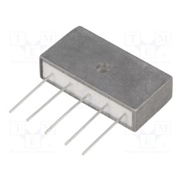 1 pcs x SEMIKRON DANFOSS - DBI 6-16 07640760 - Bridge rectifier: three-phase, Urmax: 1.6kV, If: 9A, Ifsm: 150A, THT